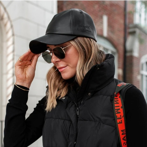 Splendid Accessories - Splendid x Cella Jane Vegan Leather Baseball Hat NWT